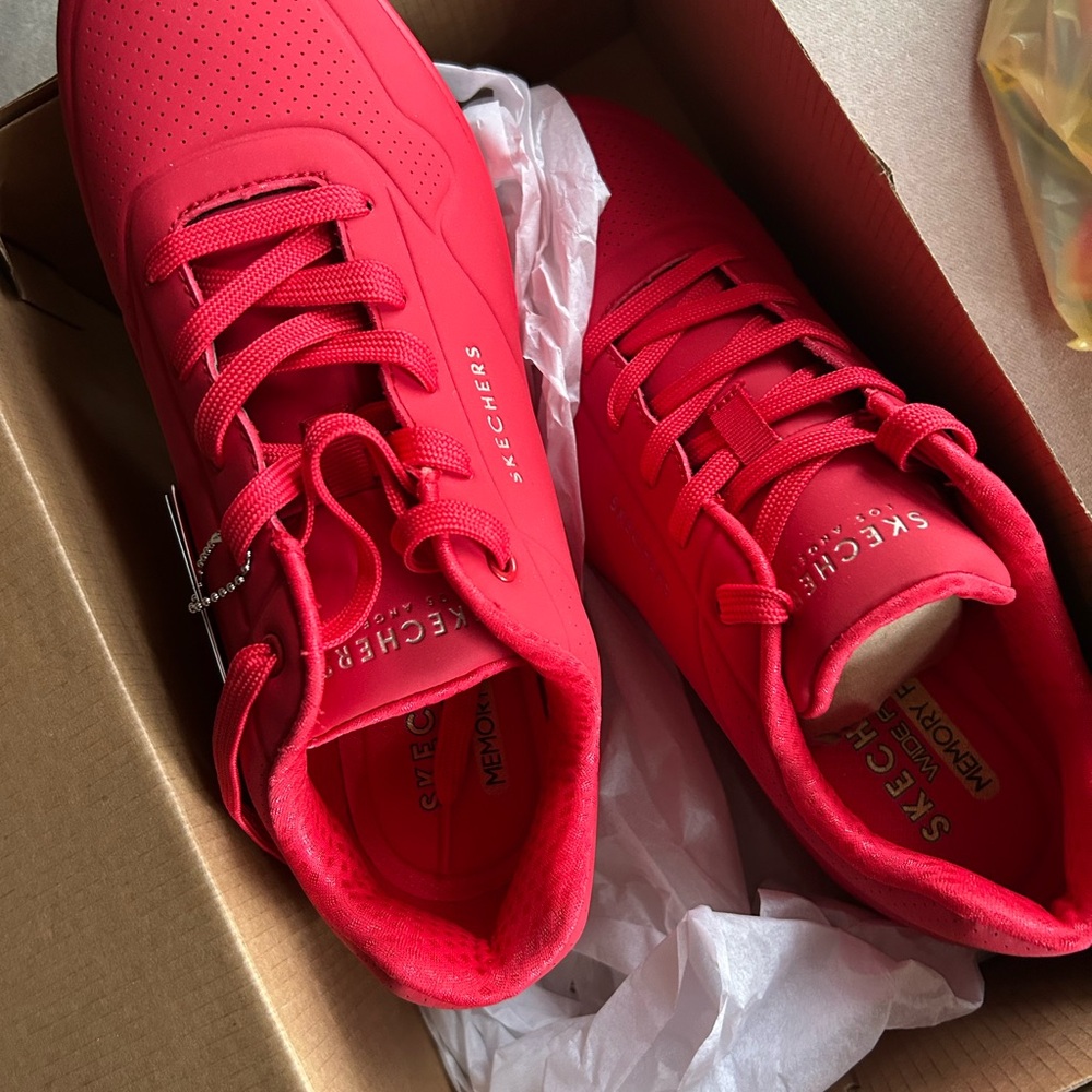 Skechers Bold Red Sneakers